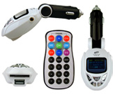 MP3 FM Transmitter with SD/MMC Card Port