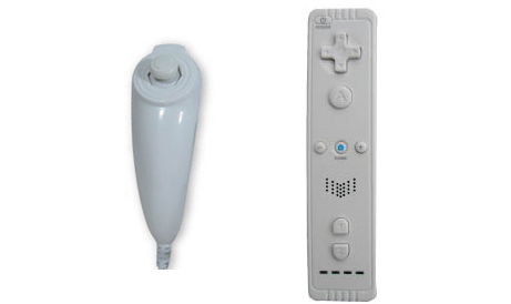 Wii Wired Nunchuk+Wii Remote built-in Motion Plus